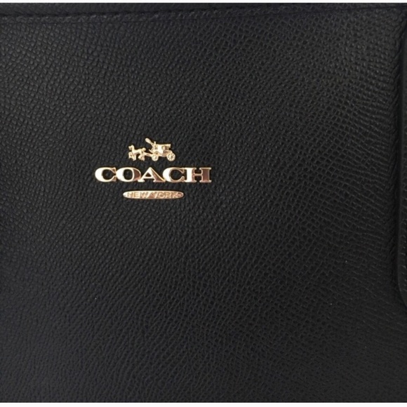 🌷coach city zip tote/black/shoulder bag/leather - Picture 5 of 8